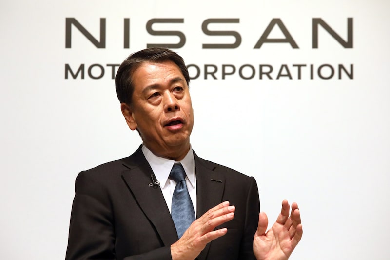 Makoto Uchida, CEO da Nissan Motor durante coletiva de imprensa em Tóquio nesta sexta (15) Makoto Uchida, CEO da Nissan Motor durante coletiva de imprensa em Tóquio nesta sexta (15)