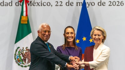 México y Unión Europea firman acuerdo que moderniza tratado con mensaje geopolítico y de soberanía México y Unión Europea firman acuerdo que moderniza tratado con mensaje geopolítico y de soberanía