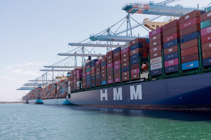 Buques portacontenedores en el Puerto de Los Ángeles, California.
(Fotógrafo: Eric Thayer/Bloomberg). Buques portacontenedores en el Puerto de Los Ángeles, California.
(Fotógrafo: Eric Thayer/Bloomberg).