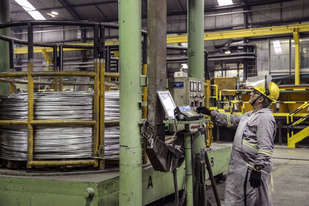 Operations During Aluminium Production In Barcarena Operations During Aluminium Production In Barcarena