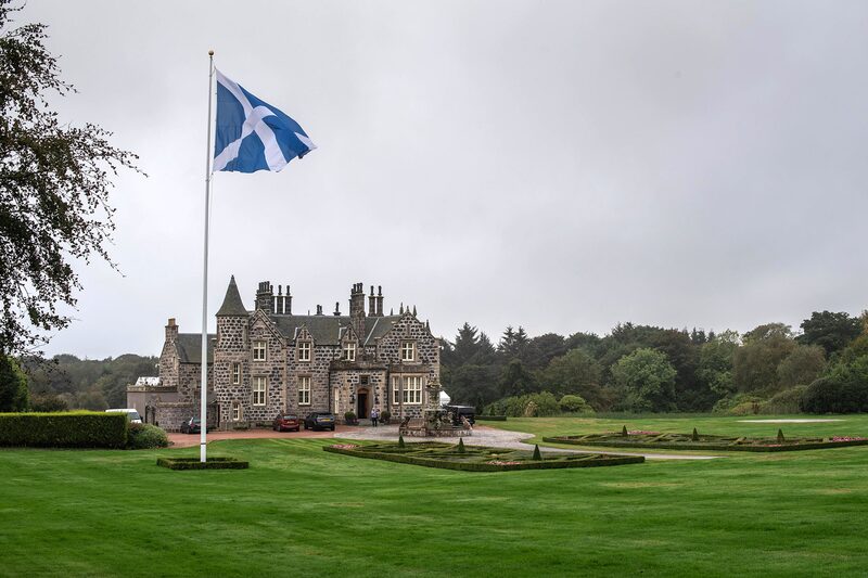Aberdeen, Escocia.- Vista actual del campo de golf de Donald Trump en Balmedie, Aberdeenshire, fotografiado un día antes de que el Consejo de Aberdeenshire decidiera si se pueden construir 550 viviendas y un segundo campo de golf en el emplazamiento, el 25 de septiembre de 2019. Aberdeen, Escocia.- Vista actual del campo de golf de Donald Trump en Balmedie, Aberdeenshire, fotografiado un día antes de que el Consejo de Aberdeenshire decidiera si se pueden construir 550 viviendas y un segundo campo de golf en el emplazamiento, el 25 de septiembre de 2019.