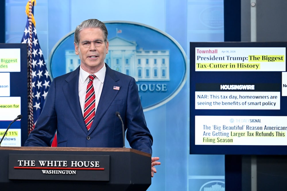 El secretario del Tesoro, Scott Bessent. Fotógrafo: Mattie Neretin/Bloomberg El secretario del Tesoro, Scott Bessent. Fotógrafo: Mattie Neretin/Bloomberg