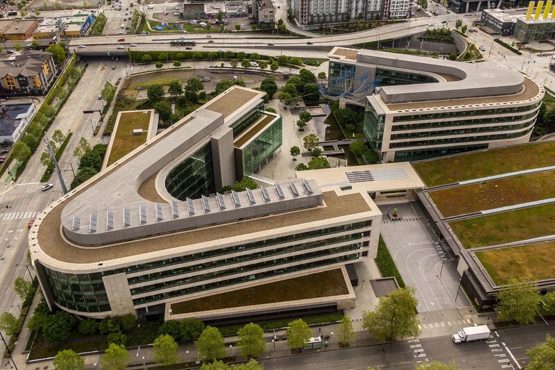 La Fundación Bill y Melinda Gates en Seattle. La Fundación Bill y Melinda Gates en Seattle.