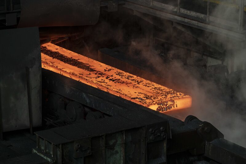 A produção diária de aço bruto aumentou 4,6% no mesmo período. A produção diária de aço bruto aumentou 4,6% no mesmo período.