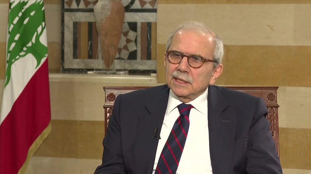 El primer ministro libanés, Nawaf Salam, habla con Bloomberg Television el 20 de noviembre. Fuente: Bloomberg El primer ministro libanés, Nawaf Salam, habla con Bloomberg Television el 20 de noviembre. Fuente: Bloomberg