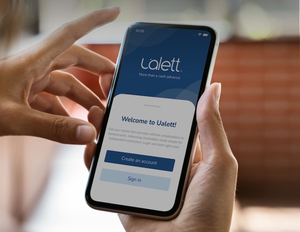 La 'app' de Ualett en un dispositivo móvil. La 'app' de Ualett en un dispositivo móvil.
