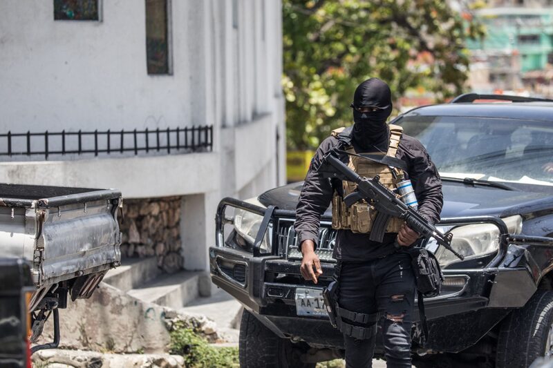 La policía patrulla las calles de Petionville, Haití, el 9 de julio de 2021. La policía patrulla las calles de Petionville, Haití, el 9 de julio de 2021.