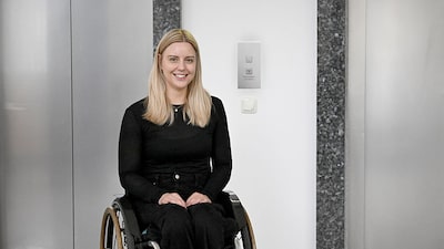 Blue Origin completa el primer vuelo espacial con un usuario en silla de ruedas Blue Origin completa el primer vuelo espacial con un usuario en silla de ruedas