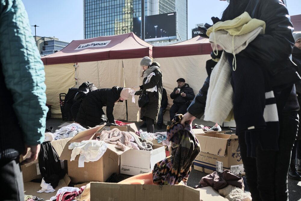 Ucranianos refugiados Ucranianos refugiados