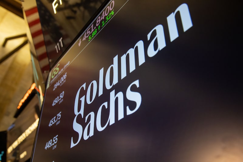 Letrero de Goldman Sachs Group Inc. Letrero de Goldman Sachs Group Inc.