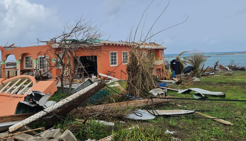 En julio de 2024, San Vicente y las Granadinas fue devastada por el huracán Beryl. En julio de 2024, San Vicente y las Granadinas fue devastada por el huracán Beryl.