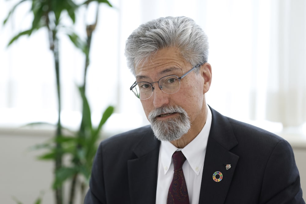 Stephen Dacus, assumiu o cargo de CEO da Seven & i, sediada em Tóquio, há seis meses Stephen Dacus, assumiu o cargo de CEO da Seven & i, sediada em Tóquio, há seis meses