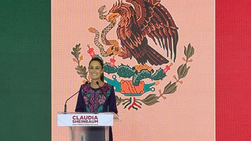México elege Claudia Sheinbaum como presidente, aponta projeção oficial México elege Claudia Sheinbaum como presidente, aponta projeção oficial