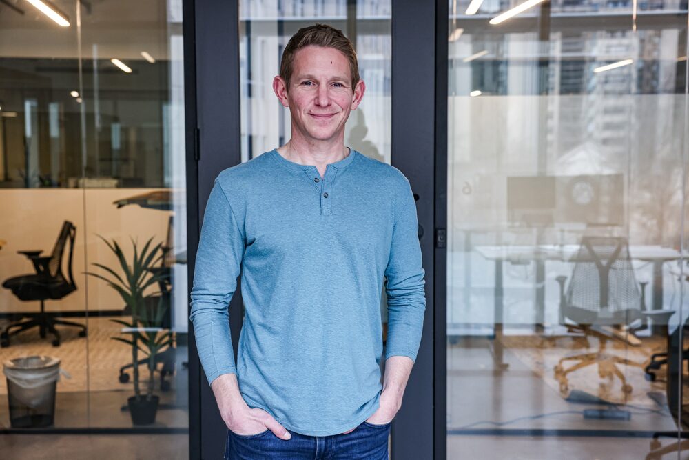 Aaron Brown, cofundador e CEO da Lumbra. Foto: Valerie Plesch/Bloomberg Aaron Brown, cofundador e CEO da Lumbra. Foto: Valerie Plesch/Bloomberg