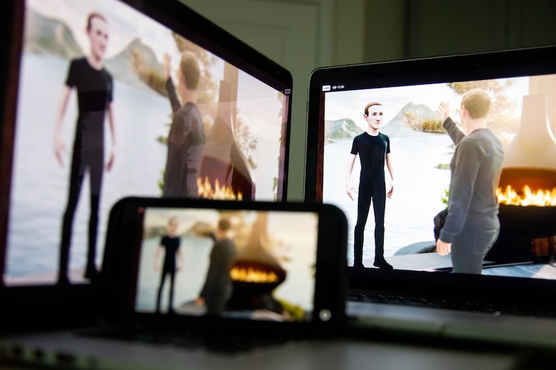 Imagen del metaverso imaginado por Meta Imagen del metaverso imaginado por Meta