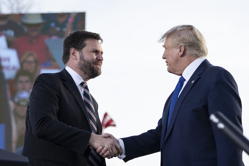 JD Vance e Donald Trump JD Vance e Donald Trump