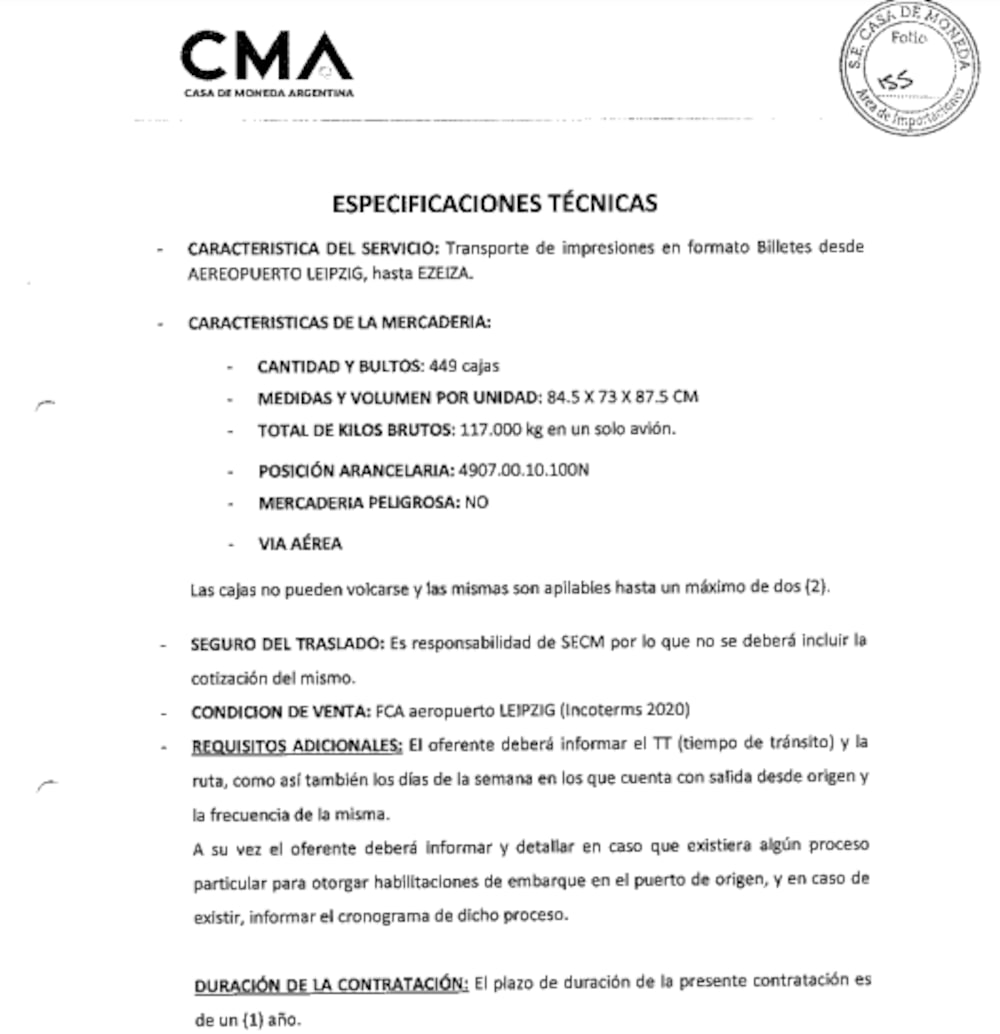 Licitación publicada por CMA el 18 de octubre de 2023 Licitación publicada por CMA el 18 de octubre de 2023