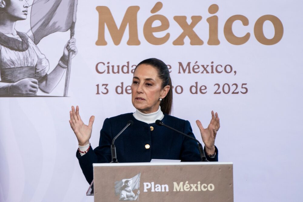 La presidenta mexicana Claudia Sheinbaum. Fotógrafa: Stephania Corpi/Bloomberg La presidenta mexicana Claudia Sheinbaum. Fotógrafa: Stephania Corpi/Bloomberg