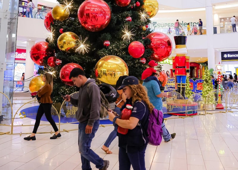 Un centro comercial en El Salvador, el 10 de diciembre de 2024.· Un centro comercial en El Salvador, el 10 de diciembre de 2024.·