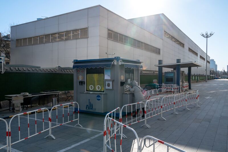 Un puesto de testeo en Pekín Un puesto de testeo en Pekín