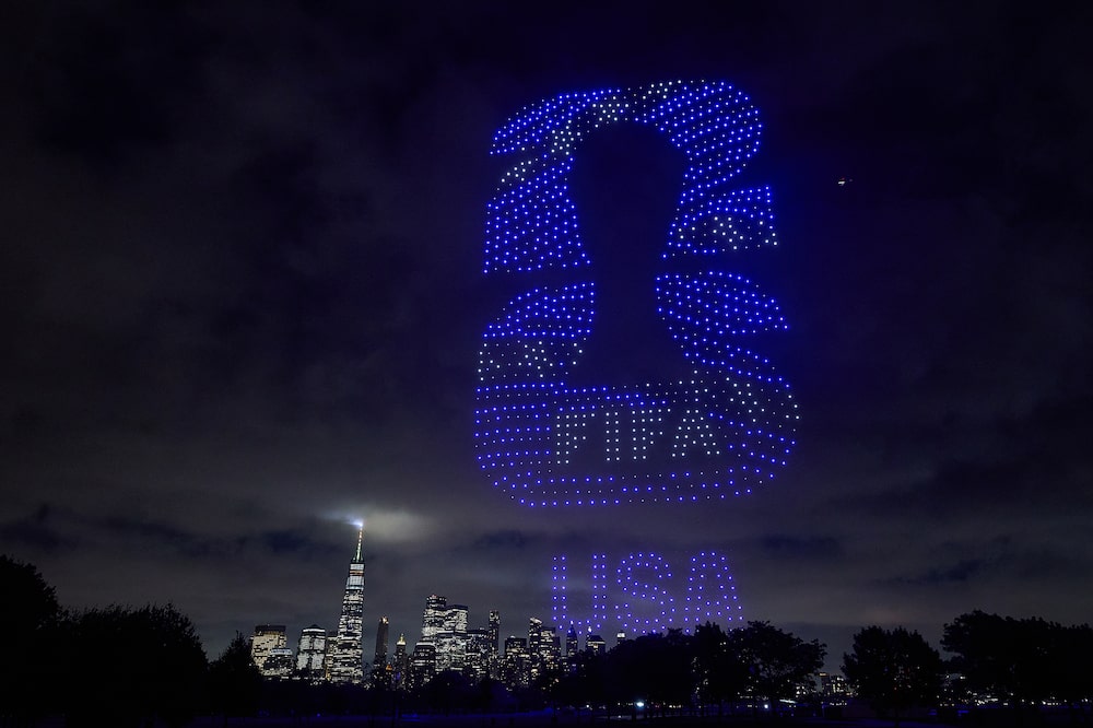 FIFA Drone Show Ahead of Club World Cup Final FIFA Drone Show Ahead of Club World Cup Final