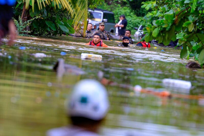 Efectos de la tormenta tropical Julia en El Salvador. Foto: Secreetaría de Comunicaciones de la Presidencia de El Salvador Efectos de la tormenta tropical Julia en El Salvador. Foto: Secreetaría de Comunicaciones de la Presidencia de El Salvador