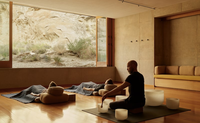 Sesión de bienestar en hoteles Aman Sesión de bienestar en hoteles Aman