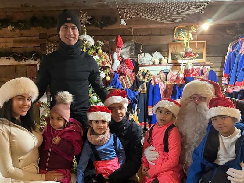 Cristiano Ronaldo en Navidad Cristiano Ronaldo en Navidad