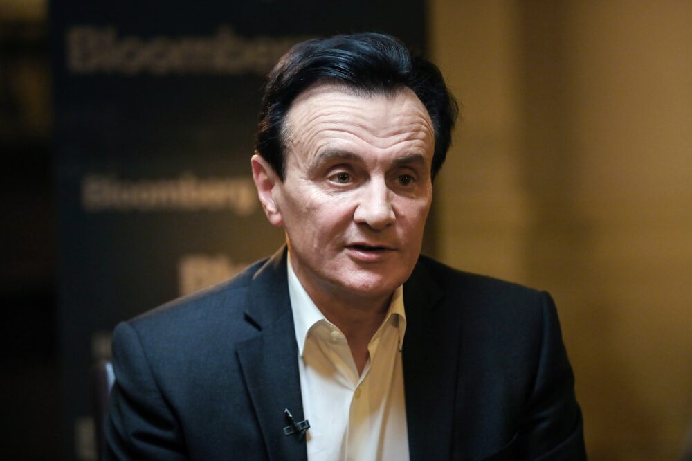 Pascal Soriot, CEO da AstraZeneca, durante uma entrevista à Bloomberg Television em Londres em 2018 (Foto: Simon Dawson/Bloomberg) Pascal Soriot, CEO da AstraZeneca, durante uma entrevista à Bloomberg Television em Londres em 2018 (Foto: Simon Dawson/Bloomberg)