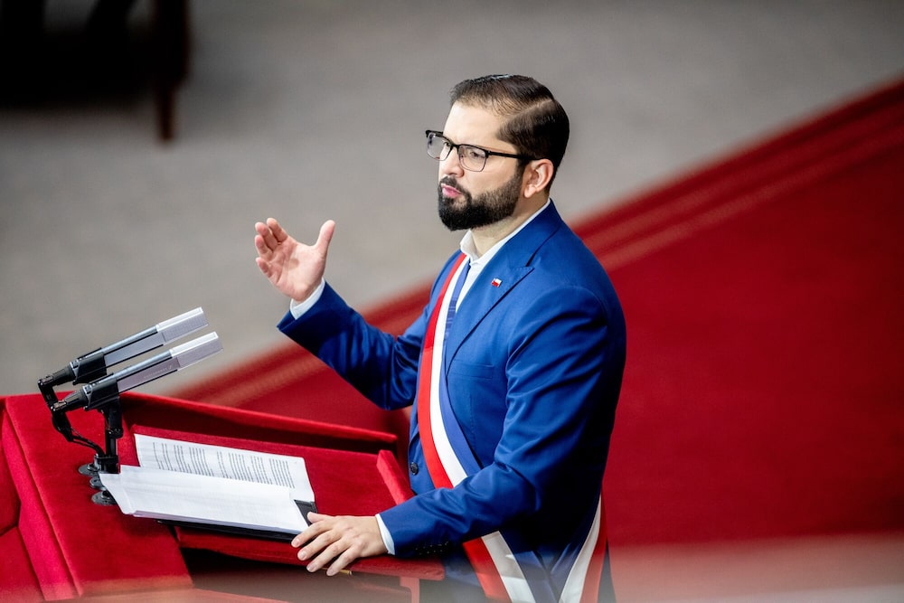 El presidente Gabriel Boric celebró la aprobación de la reforma previsional, a pesar de que tuvo que ceder en puntos claves. El presidente Gabriel Boric celebró la aprobación de la reforma previsional, a pesar de que tuvo que ceder en puntos claves.