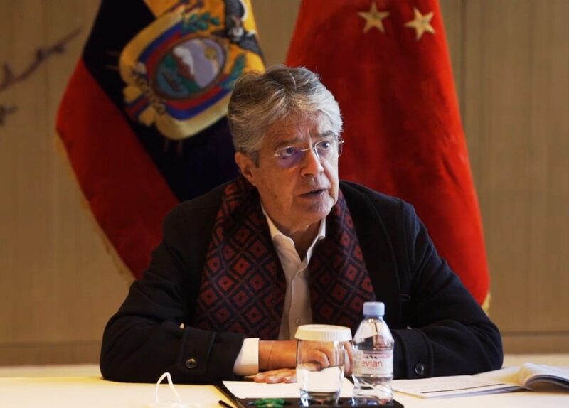 El presidente Guillermo Lasso está de gira en China desde el 3 de febrero. El presidente Guillermo Lasso está de gira en China desde el 3 de febrero.