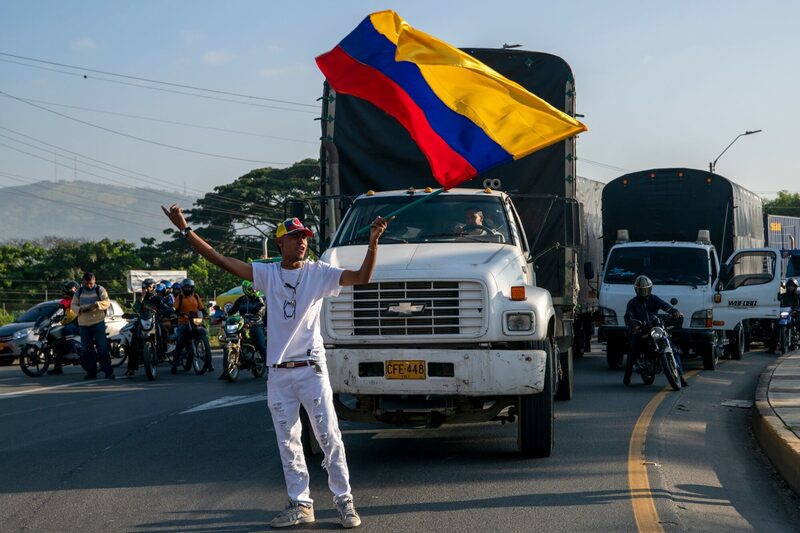 Paro camionero en Colombia Paro camionero en Colombia