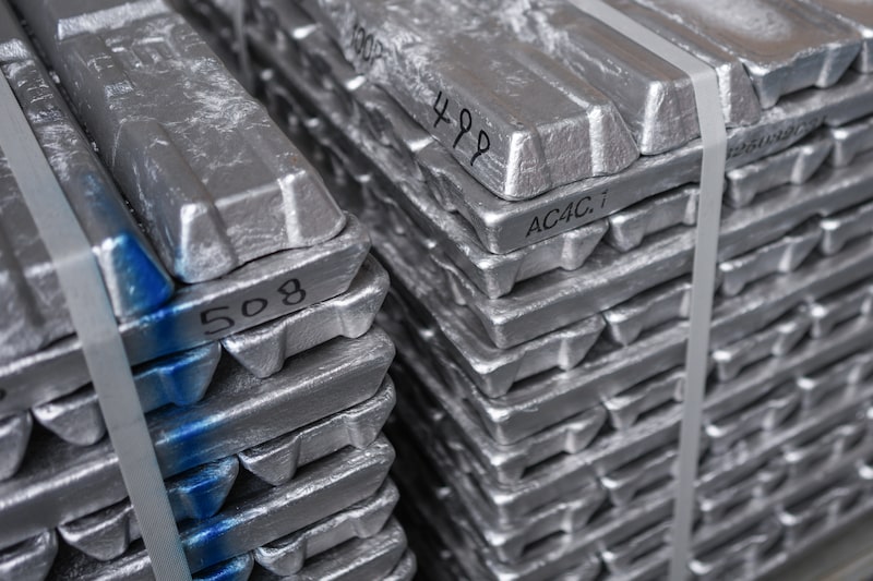 Aluminum blocks at the Tajima Light Metal Co. foundry in Hanyu, Saitama Prefecture,, Japan, on Wednesday, May. 14, 2025. Photographer: Toru Hanai/Bloomberg Aluminum blocks at the Tajima Light Metal Co. foundry in Hanyu, Saitama Prefecture,, Japan, on Wednesday, May. 14, 2025. Photographer: Toru Hanai/Bloomberg