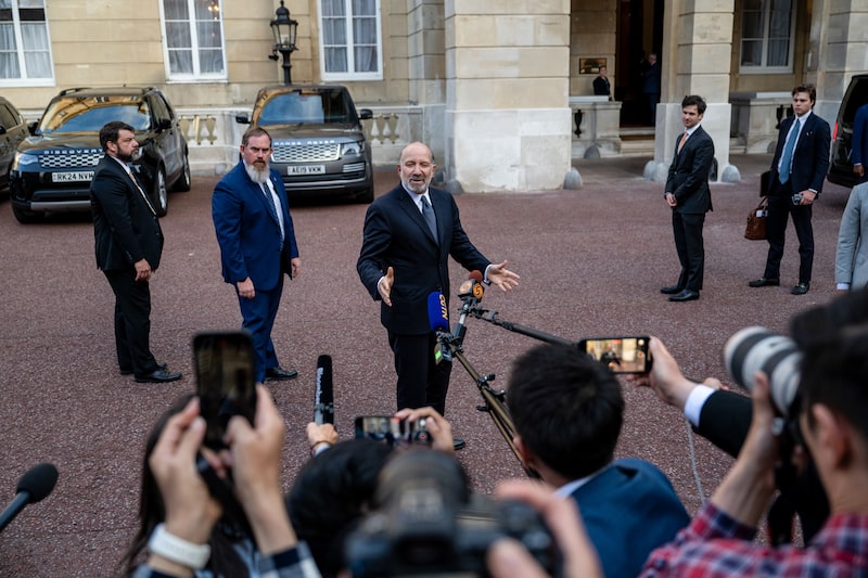 Howard Lutnick en Lancaster House, Londres, el 10 de junio. Fotógrafo: Chris J. Ratcliffe/Bloomberg. Howard Lutnick en Lancaster House, Londres, el 10 de junio. Fotógrafo: Chris J. Ratcliffe/Bloomberg.