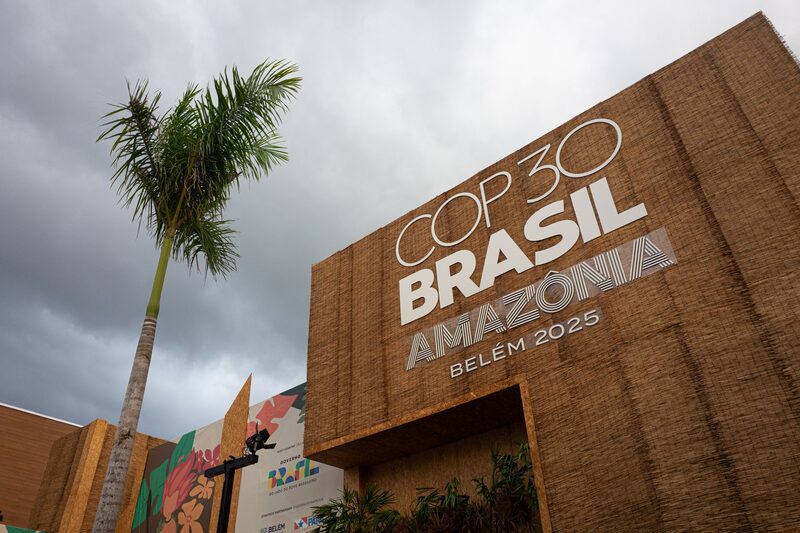 Sede de la cumbre climática COP30 en Belém, estado de Pará, Brasil. (Foto: Alessandro Falco/Bloomberg). Sede de la cumbre climática COP30 en Belém, estado de Pará, Brasil. (Foto: Alessandro Falco/Bloomberg).