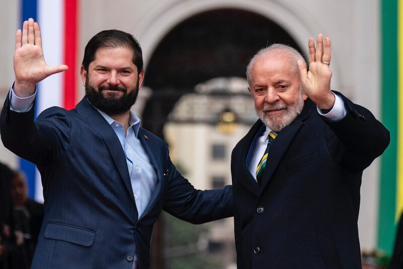 El presidente de Chile, Gabriel Boric, y el de Brasil, Lula da Silva El presidente de Chile, Gabriel Boric, y el de Brasil, Lula da Silva