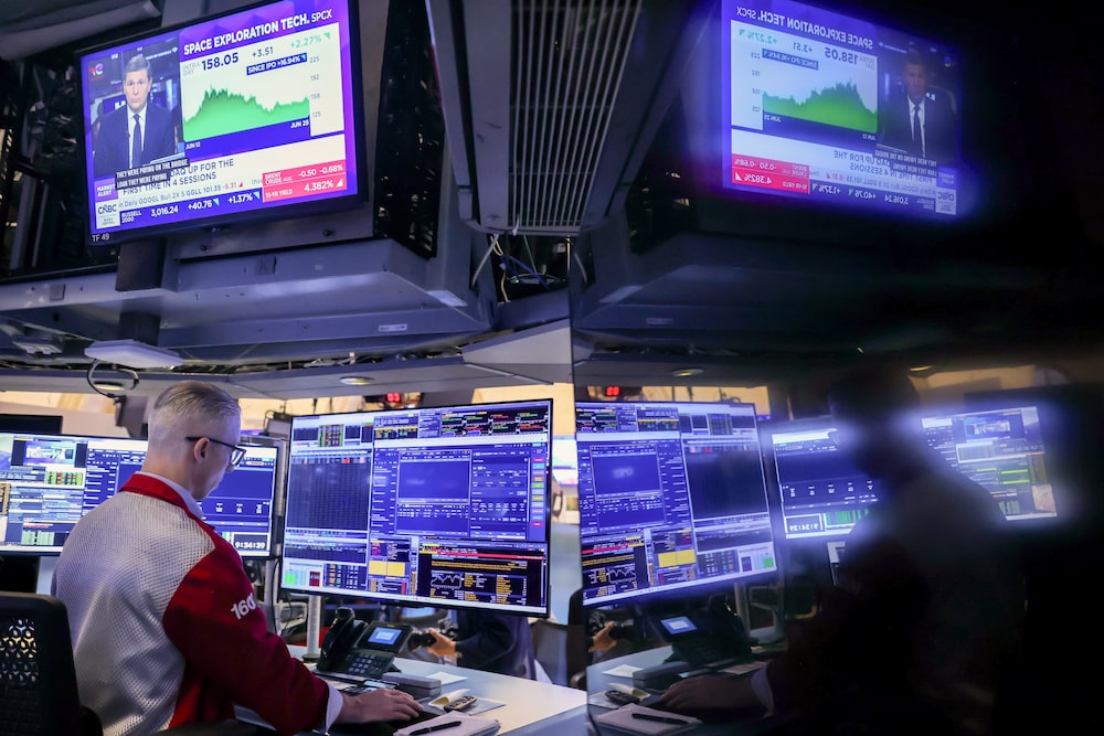 A trader works during the DPC Holdings Ltd. initial public offering (IPO) on the floor of the New York Stock Exchange (NYSE) in New York, US, on Thursday, June 25, 2026. Shares of Doncasters Group, a manufacturer of products for aerospace engines and industrial gas turbines, rose 33% in its US debut after it raised $1.06 billion in an upsized initial public offering and pair of private placements. Photographer: Michael Nagle/Bloomberg A trader works during the DPC Holdings Ltd. initial public offering (IPO) on the floor of the New York Stock Exchange (NYSE) in New York, US, on Thursday, June 25, 2026. Shares of Doncasters Group, a manufacturer of products for aerospace engines and industrial gas turbines, rose 33% in its US debut after it raised $1.06 billion in an upsized initial public offering and pair of private placements. Photographer: Michael Nagle/Bloomberg