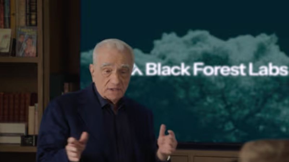 Martin Scorsese es asesor de la empresa de IA Black Forest Labs. Fotografía: Sitio Black Forest Labs.