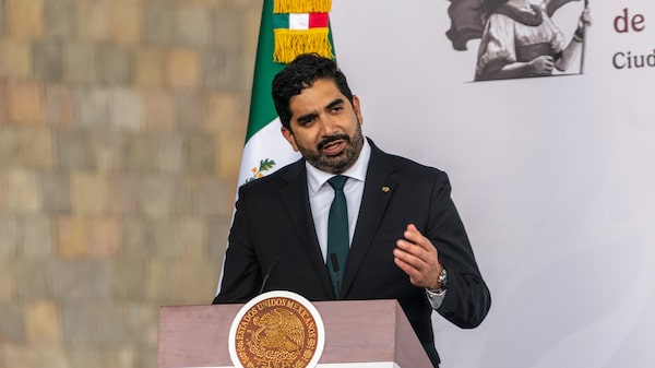 Sheinbaum considera a Roberto Lazzeri, jefe de Nafin-Bancomext, como embajador en EE.UU. Sheinbaum considera a Roberto Lazzeri, jefe de Nafin-Bancomext, como embajador en EE.UU.