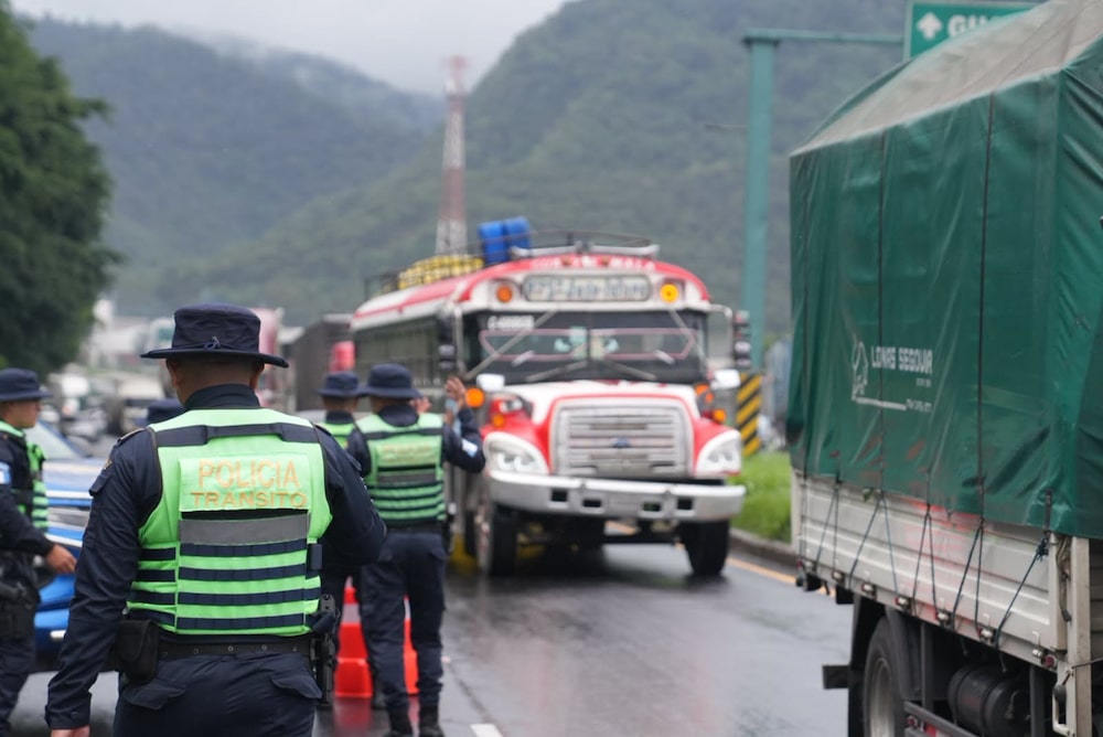 Tráfico en el kilómetro 39 de la ruta CA-9 Sur, autopista Palín–Escuintla, el 11 de junio de 2026. Tráfico en el kilómetro 39 de la ruta CA-9 Sur, autopista Palín–Escuintla, el 11 de junio de 2026.