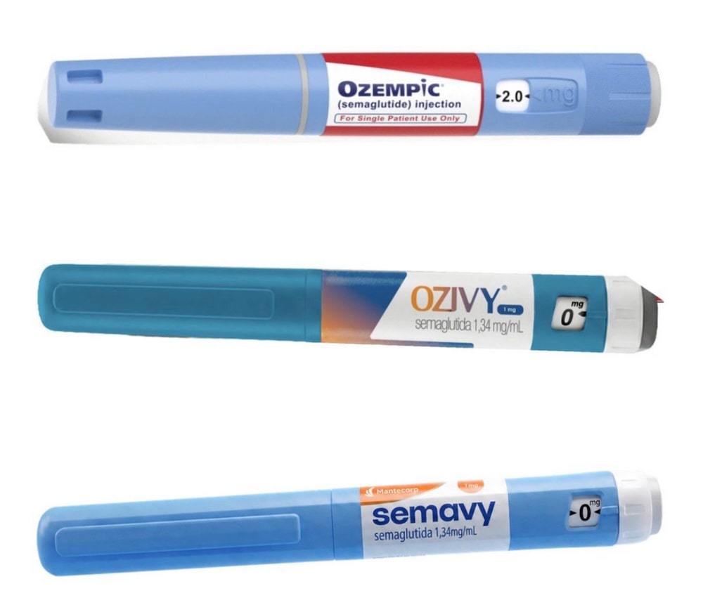Ozempic, Ozivy e Semavy, canetas emagrecedoras Ozempic, Ozivy e Semavy, canetas emagrecedoras