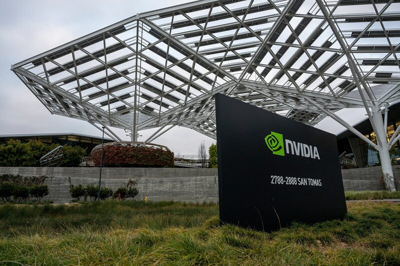 La sede central de Nvidia en Santa Clara, California.
Fotógrafo: David Paul Morris/Bloomberg La sede central de Nvidia en Santa Clara, California.
Fotógrafo: David Paul Morris/Bloomberg