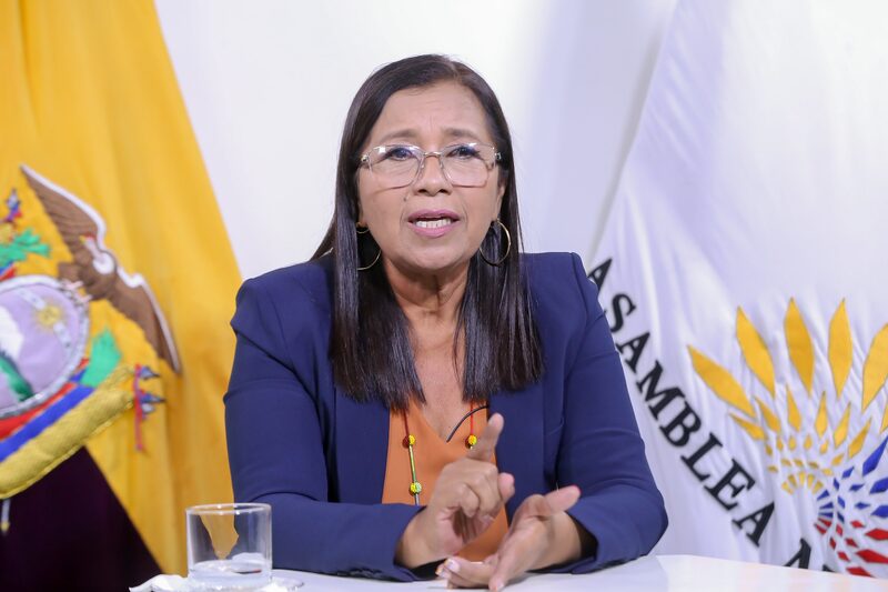 La presidenta del Legislativo ecuatoriano, Guadalupe Llori. La presidenta del Legislativo ecuatoriano, Guadalupe Llori.