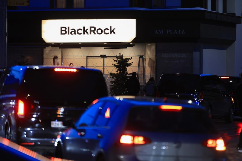 The BlackRock Inc. House pavilion on the promenade ahead of the World Economic Forum (WEF) in Davos, Switzerland, on Monday, Jan. 19, 2026. The annual Davos gathering of political leaders, top executives and celebrities runs from Jan. 19-23. Photographer: Krisztian Bocsi/Bloomberg The BlackRock Inc. House pavilion on the promenade ahead of the World Economic Forum (WEF) in Davos, Switzerland, on Monday, Jan. 19, 2026. The annual Davos gathering of political leaders, top executives and celebrities runs from Jan. 19-23. Photographer: Krisztian Bocsi/Bloomberg