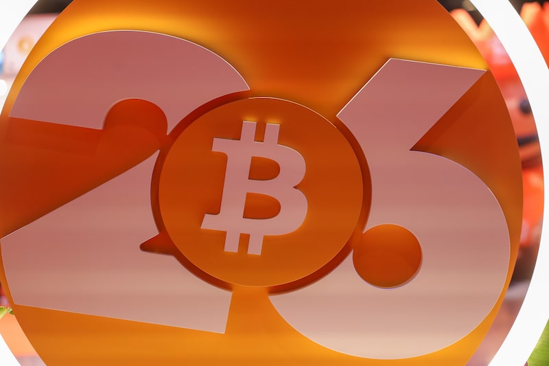 A Bitcoin statue sits on display during the Bitcoin 2026 conference in Las Vegas, Nevada, US, on Tuesday, April 28, 2026. A Bitcoin statue sits on display during the Bitcoin 2026 conference in Las Vegas, Nevada, US, on Tuesday, April 28, 2026.