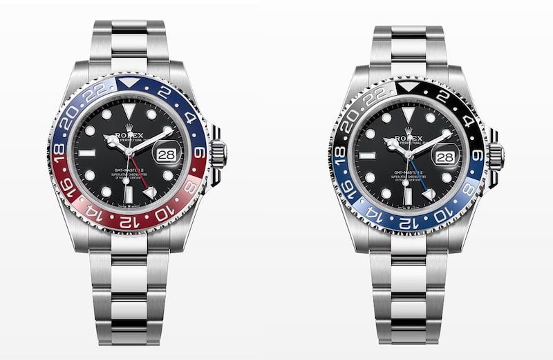 Relógios Rolex "Pepsi" e "Batman" Relógios Rolex "Pepsi" e "Batman"