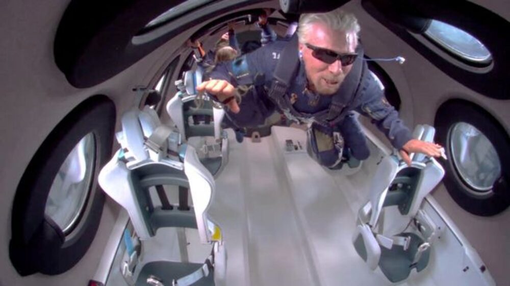 El fundador de Virgin Galactic ya viajó al espacio. El fundador de Virgin Galactic ya viajó al espacio.