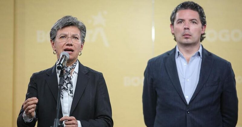 De izquierda a derecha la alcaldesa Claudia López y el secretario de Seguridad, Anibal Fernández de Soto. De izquierda a derecha la alcaldesa Claudia López y el secretario de Seguridad, Anibal Fernández de Soto.