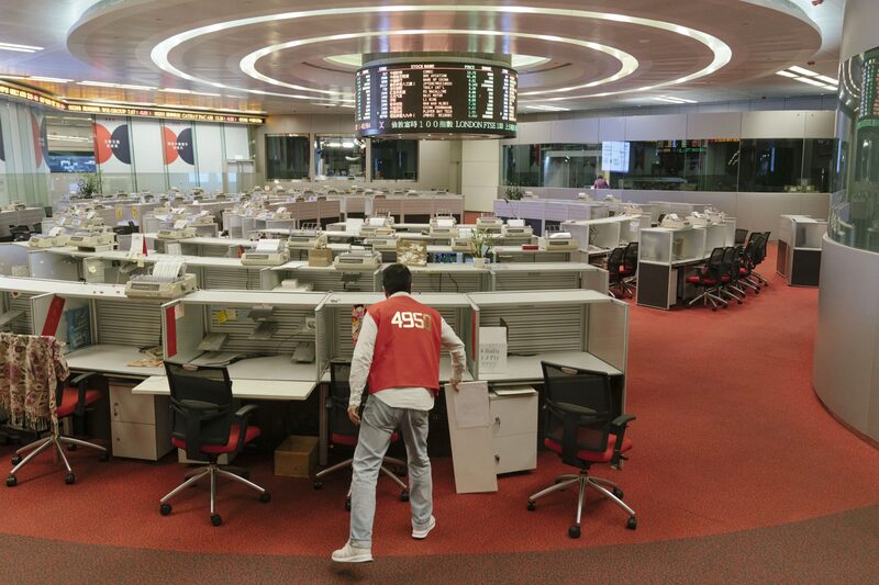 Inside The Hong Kong Exchange Trading Floor Inside The Hong Kong Exchange Trading Floor