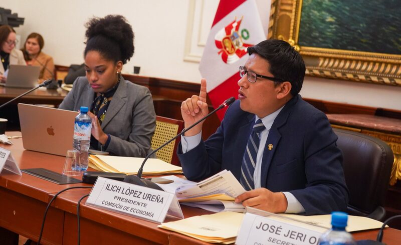 El presidente de la Comisión de Economía del Congreso 2024-2025, Ilich López, el 5 de junio de 2025. El presidente de la Comisión de Economía del Congreso 2024-2025, Ilich López, el 5 de junio de 2025.